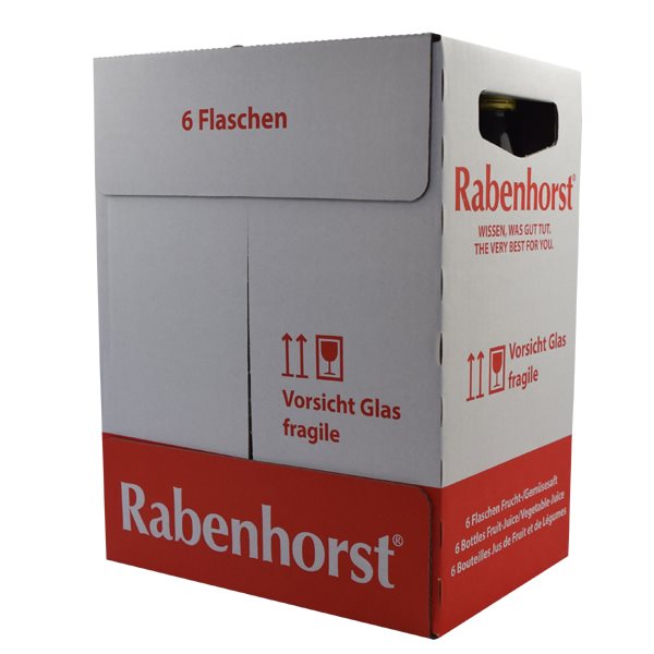 RABENHORST jus de canneberge pure 6 fl 7.5 dl