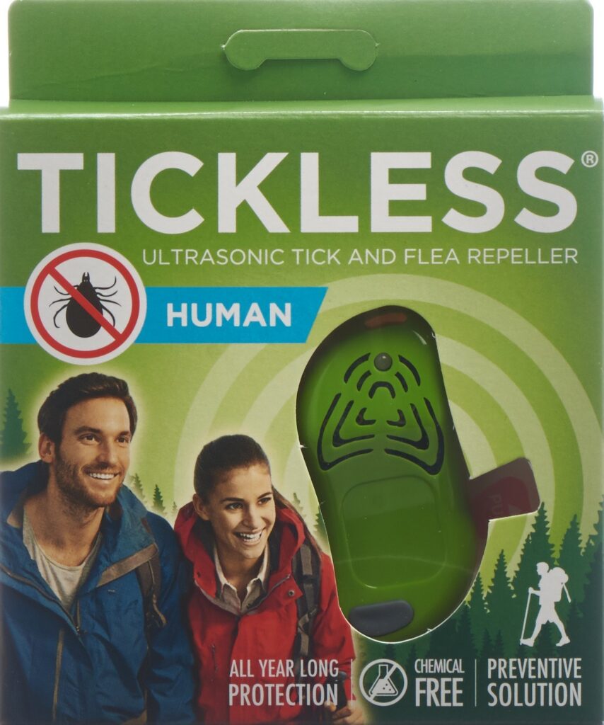 TICKLESS protection tiques adultes vert/rouge