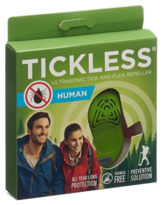 TICKLESS protection tiques adultes vert/rouge
