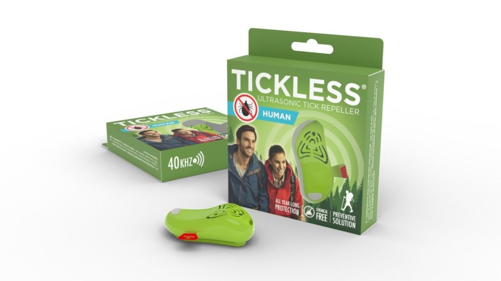 TICKLESS protection tiques adultes vert/rouge