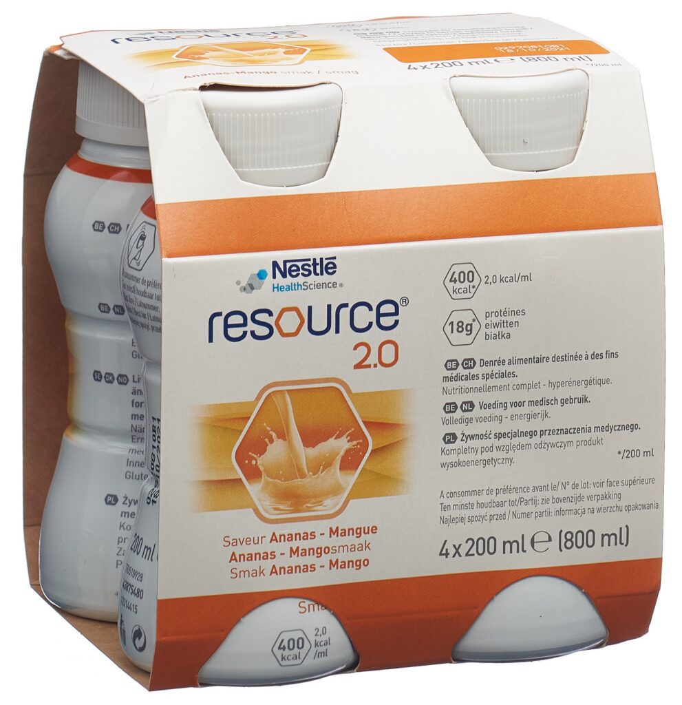 RESOURCE 2.0 ananas mangue 4 x 200 ml