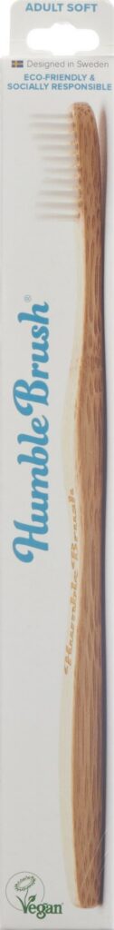 HUMBLE BRUSH Brosse à dents adulte blanc