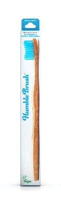 HUMBLE BRUSH Brosse à dents adulte bleu