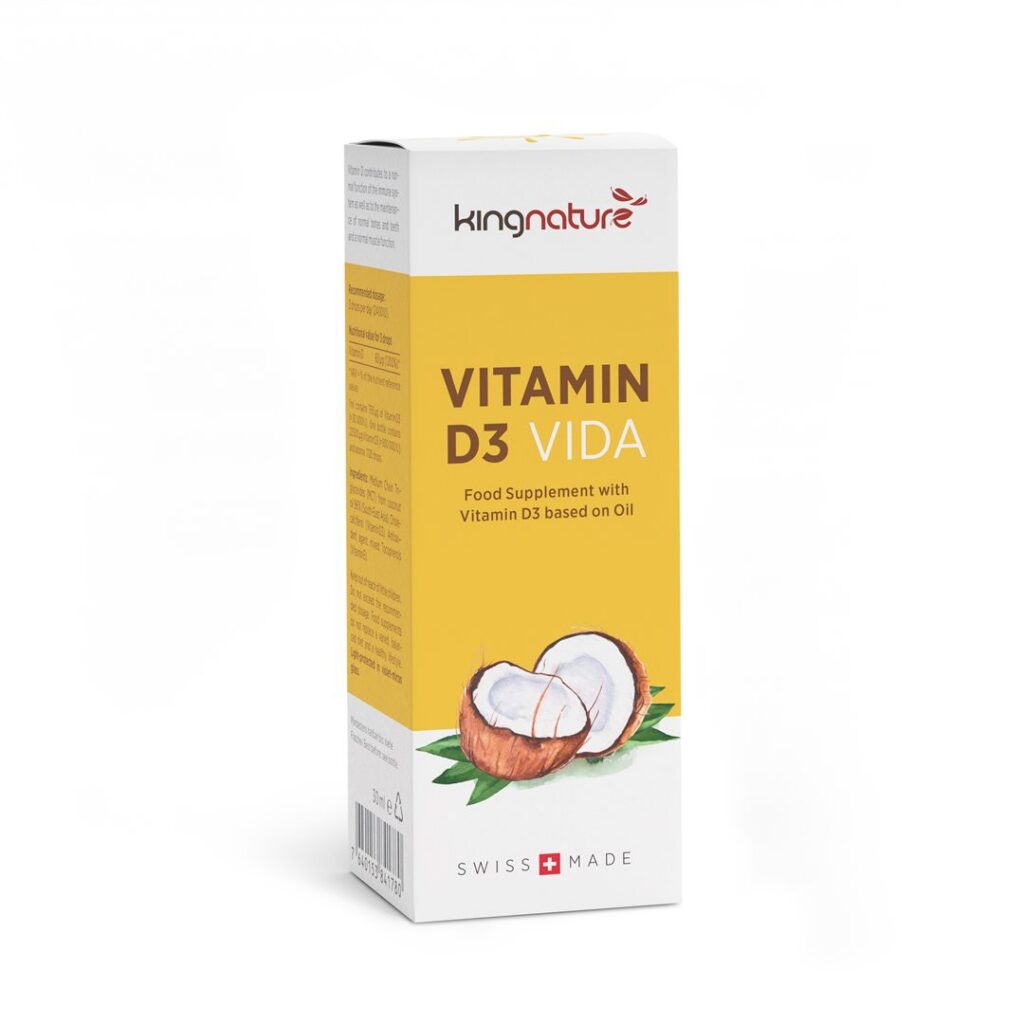 KINGNATURE Vitamin D3 Vida fl pip 30 ml