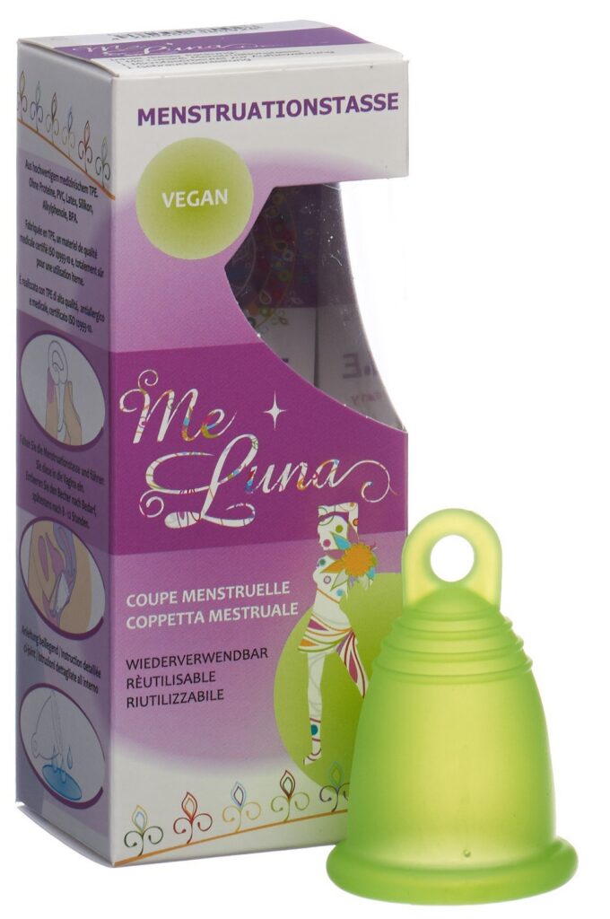 ME LUNA Coupe menstruelle Classic S anneau vert