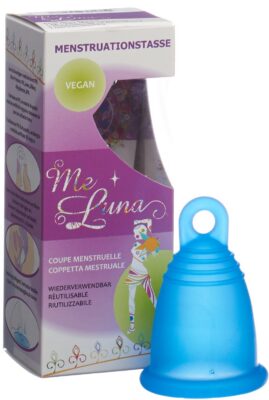 ME LUNA Coupe menstruelle Classic L anneau bleu