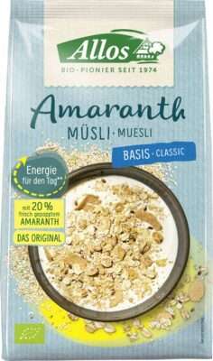 ALLOS muesli à l'amarante classique sach 1.5 kg
