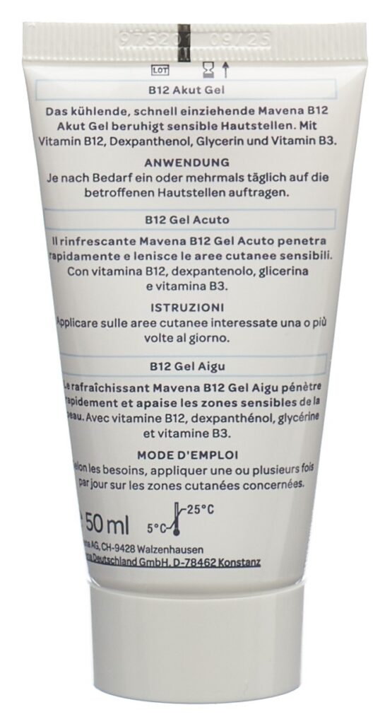 MAVENA B12 Gel Aigu tb 50 ml
