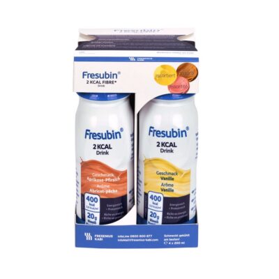 FRESUBIN 2 kcal (Fibre) DRINK assortis 4 fl 200 ml