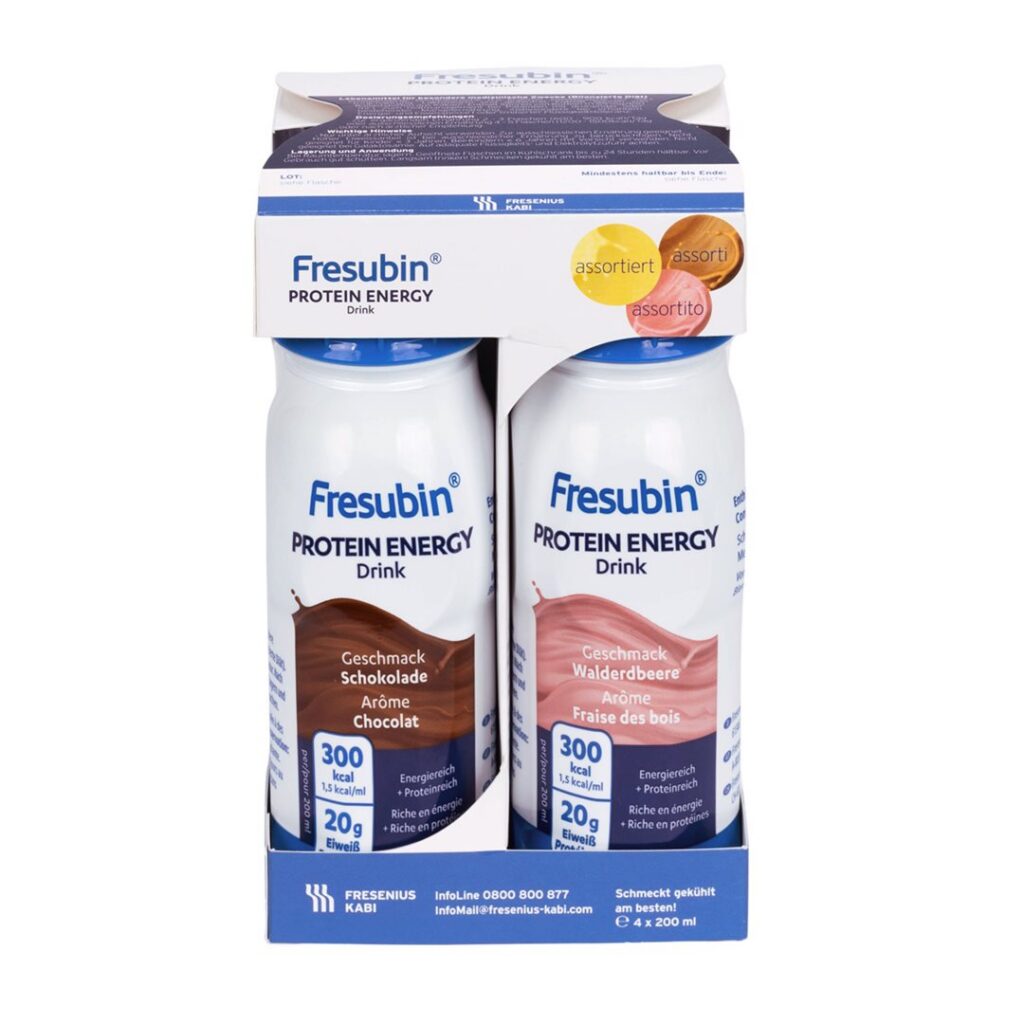 FRESUBIN Protein Ener DRINK assortis 4 fl 200 ml