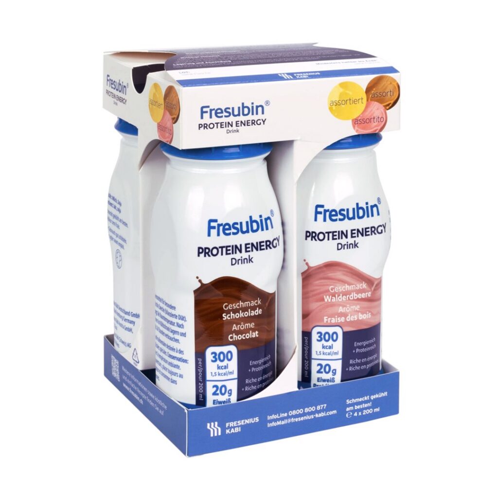 FRESUBIN Protein Ener DRINK assortis 4 fl 200 ml