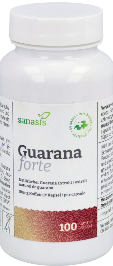 SANASIS guarana forte caps bte 100 pce