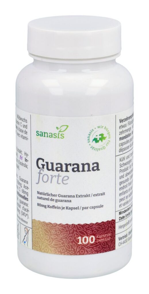 SANASIS guarana forte caps bte 100 pce