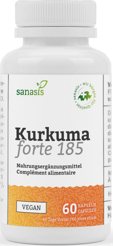 SANASIS kurkuma forte caps bte 60 pce