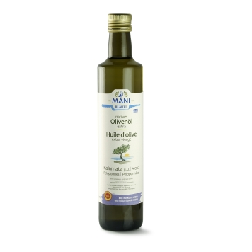 MANI Huile Olive extra-vierge Kalamata bio 500 ml