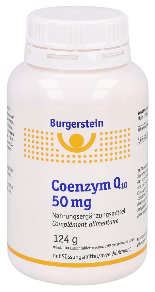 BURGERSTEIN Coenzyme Q10 cpr sucer 50 mg 100 pce