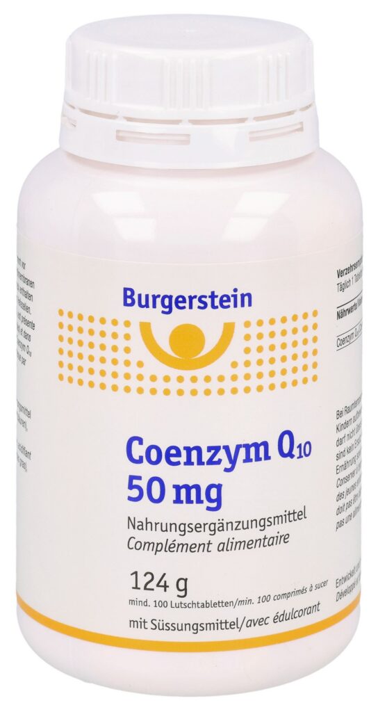 BURGERSTEIN Coenzyme Q10 cpr sucer 50 mg 100 pce