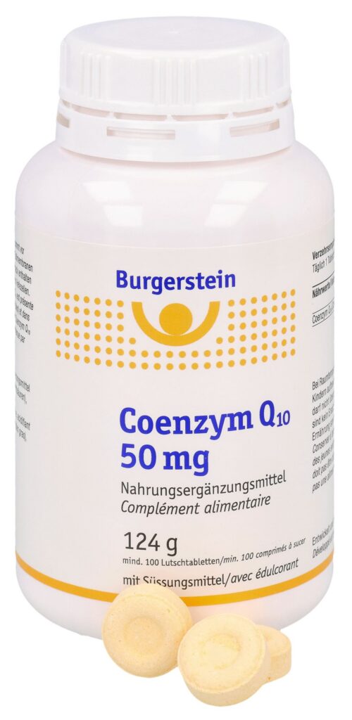 BURGERSTEIN Coenzyme Q10 cpr sucer 50 mg 100 pce