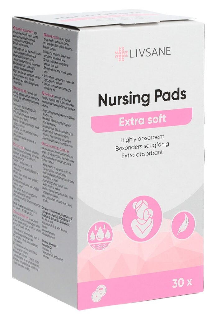 LIVSANE Coussinets d'allaitement 30 pce