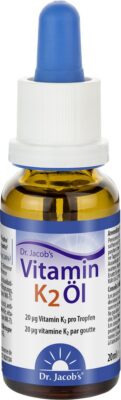 DR. JACOB'S vitamine K2 huile gouttes MK7 20 ml
