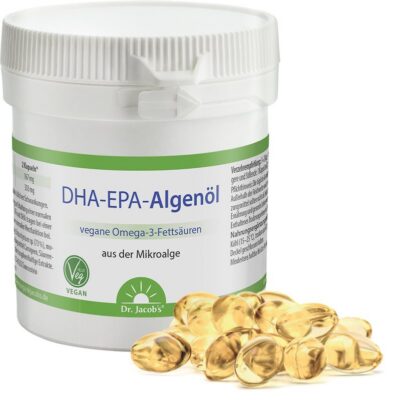 DR. JACOB'S DHA-EPA huile d'algues caps bte 60 pce