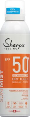 SHERPA TENSING brumisateur SPF50+ invisible 200 ml