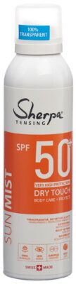 SHERPA TENSING brumisateur SPF50+ invisible 200 ml