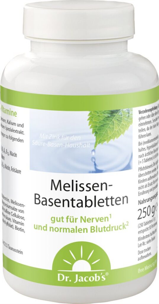 DR. JACOB'S comprimés alcalinisants mélis 250 pce