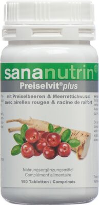 SANANUTRIN Preiselvit plus cpr bte 150 pce