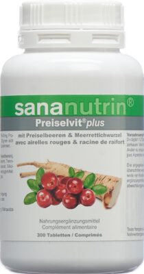 SANANUTRIN Preiselvit plus cpr bte 300 pce