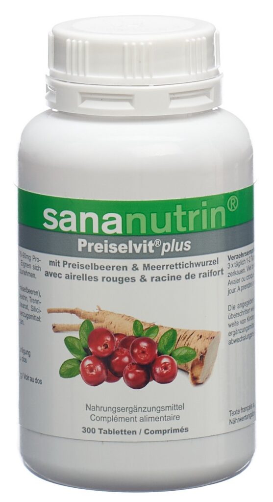 SANANUTRIN Preiselvit plus cpr bte 300 pce