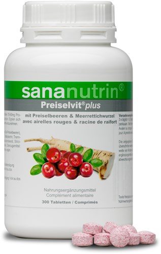 SANANUTRIN Preiselvit plus cpr bte 300 pce