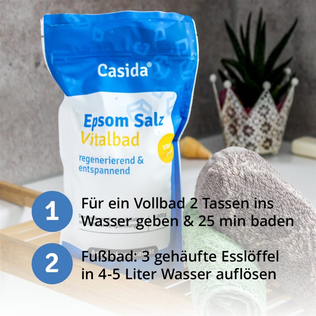 CASIDA Sel d'Epsom original bain de vital 1000 g