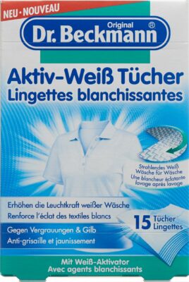DR BECKMANN lingettes blanchissantes 15 pce