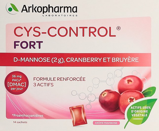 CYS-CONTROL fort d-mannose cranber bruyère 14 pce