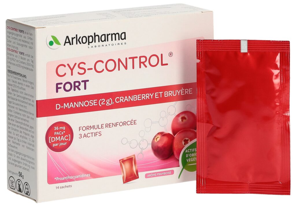 CYS-CONTROL fort d-mannose cranber bruyère 14 pce