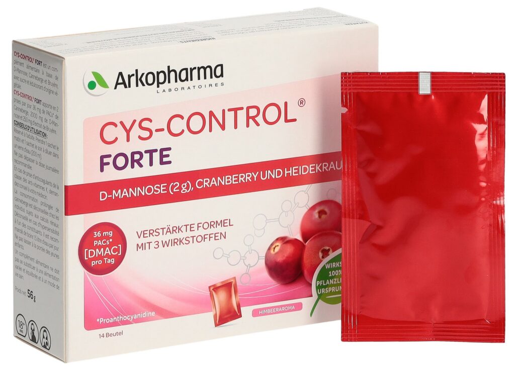 CYS-CONTROL fort d-mannose cranber bruyère 14 pce