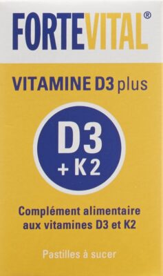FORTEVITAL Vitamine D3 plus cpr sucer bte 60 g