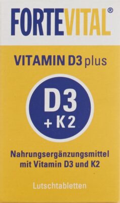 FORTEVITAL Vitamine D3 plus cpr sucer bte 60 g