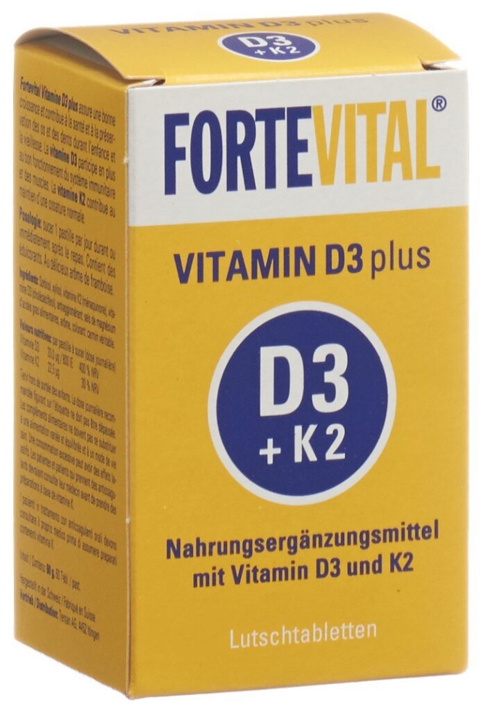 FORTEVITAL Vitamine D3 plus cpr sucer bte 60 g
