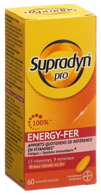 SUPRADYN PRO energy fer cpr pell 60 pce