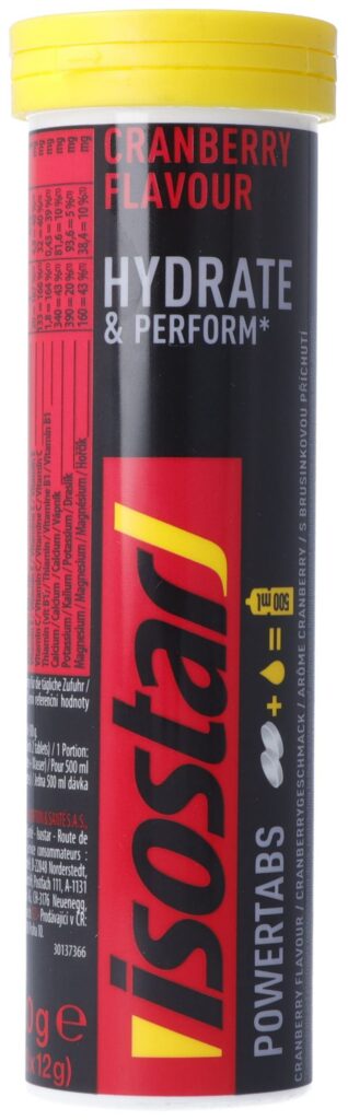 ISOSTAR Power Tabs cpr eff Cranberry 10 pce