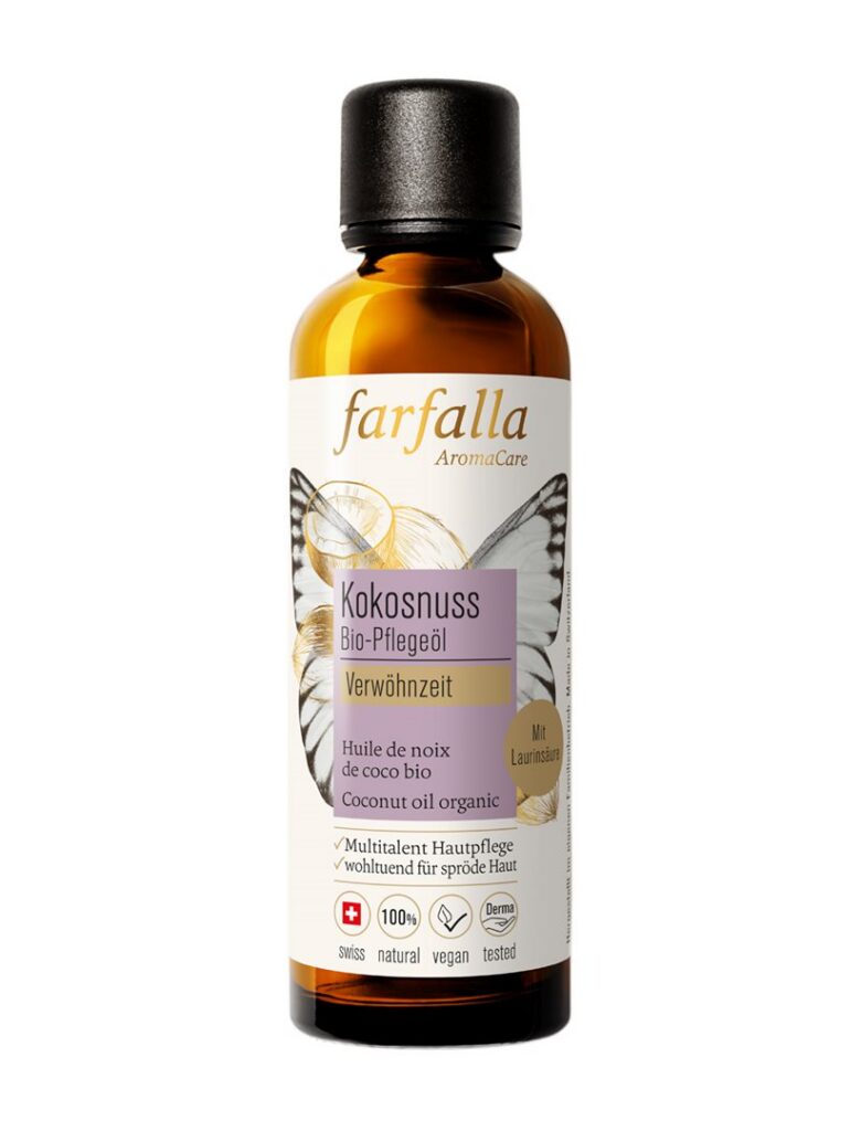 FARFALLA Huile de noix de coco bio 75 ml