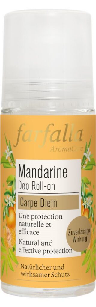 FARFALLA Déo roll-on agrumes Mandarine 50 ml