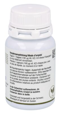 BURGERSTEIN Vitamin K2 caps moll 180 mcg 60 pce