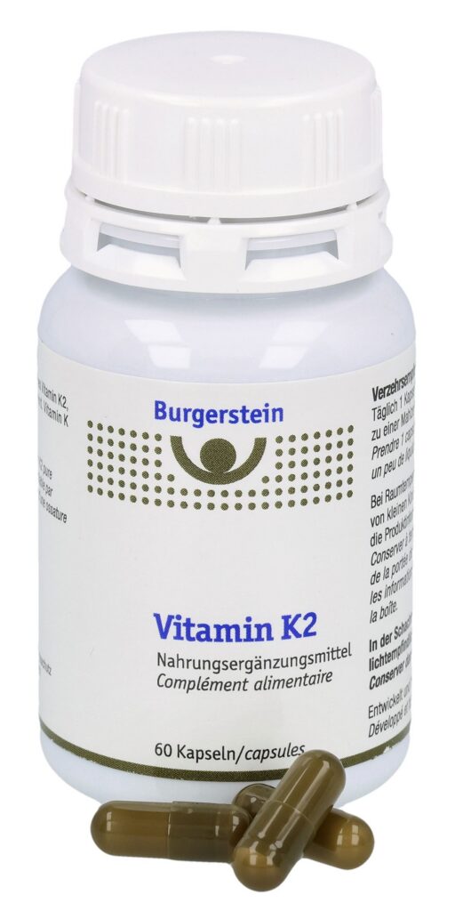 BURGERSTEIN Vitamin K2 caps moll 180 mcg 60 pce