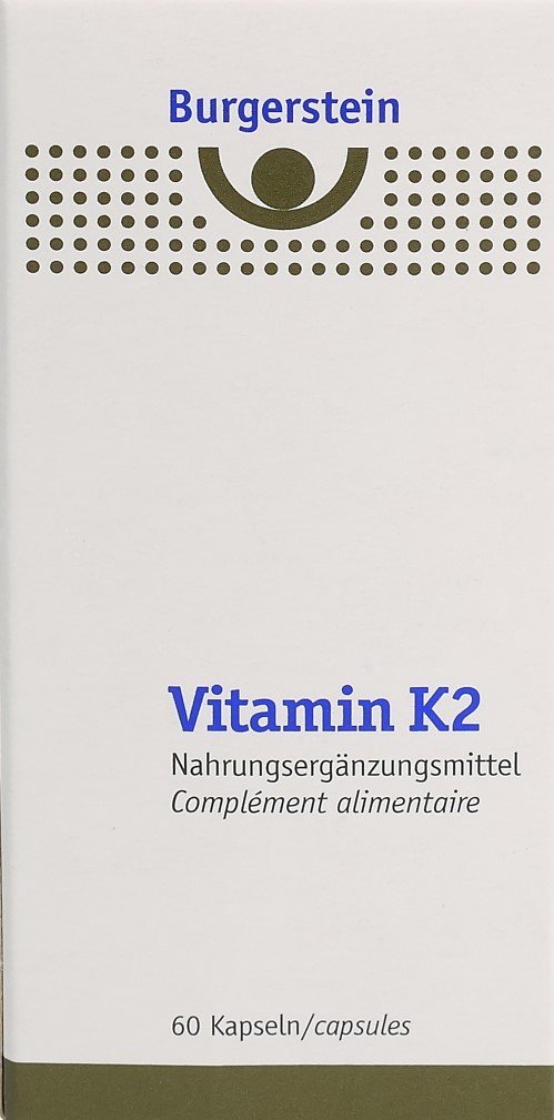 BURGERSTEIN Vitamin K2 caps moll 180 mcg 60 pce