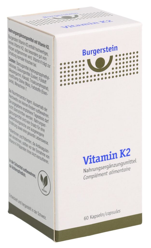 BURGERSTEIN Vitamin K2 caps moll 180 mcg 60 pce