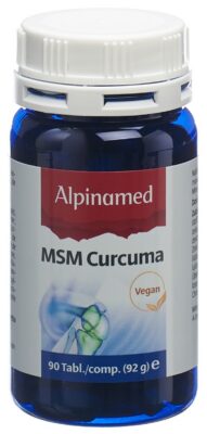 ALPINAMED MSM Curcuma cpr bte 90 pce