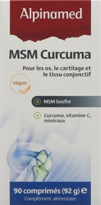 ALPINAMED MSM Curcuma cpr bte 90 pce